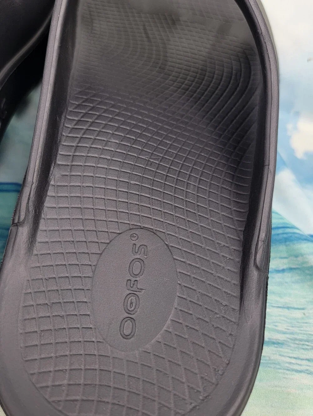 OOFOS OOahh Recovery Slides Mens 12